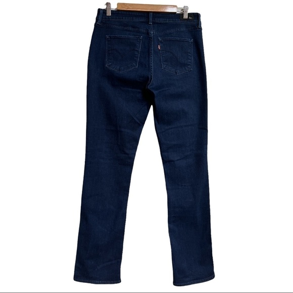 LEVI’S DENI CURVE CLASSIC‎ RISE STRAIGHT WOMEN’S STRETCH JEANS SIZE 12/31 - Picture 3 of 14